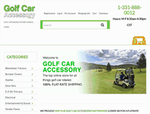 Tablet Screenshot of golfcaraccessory.com